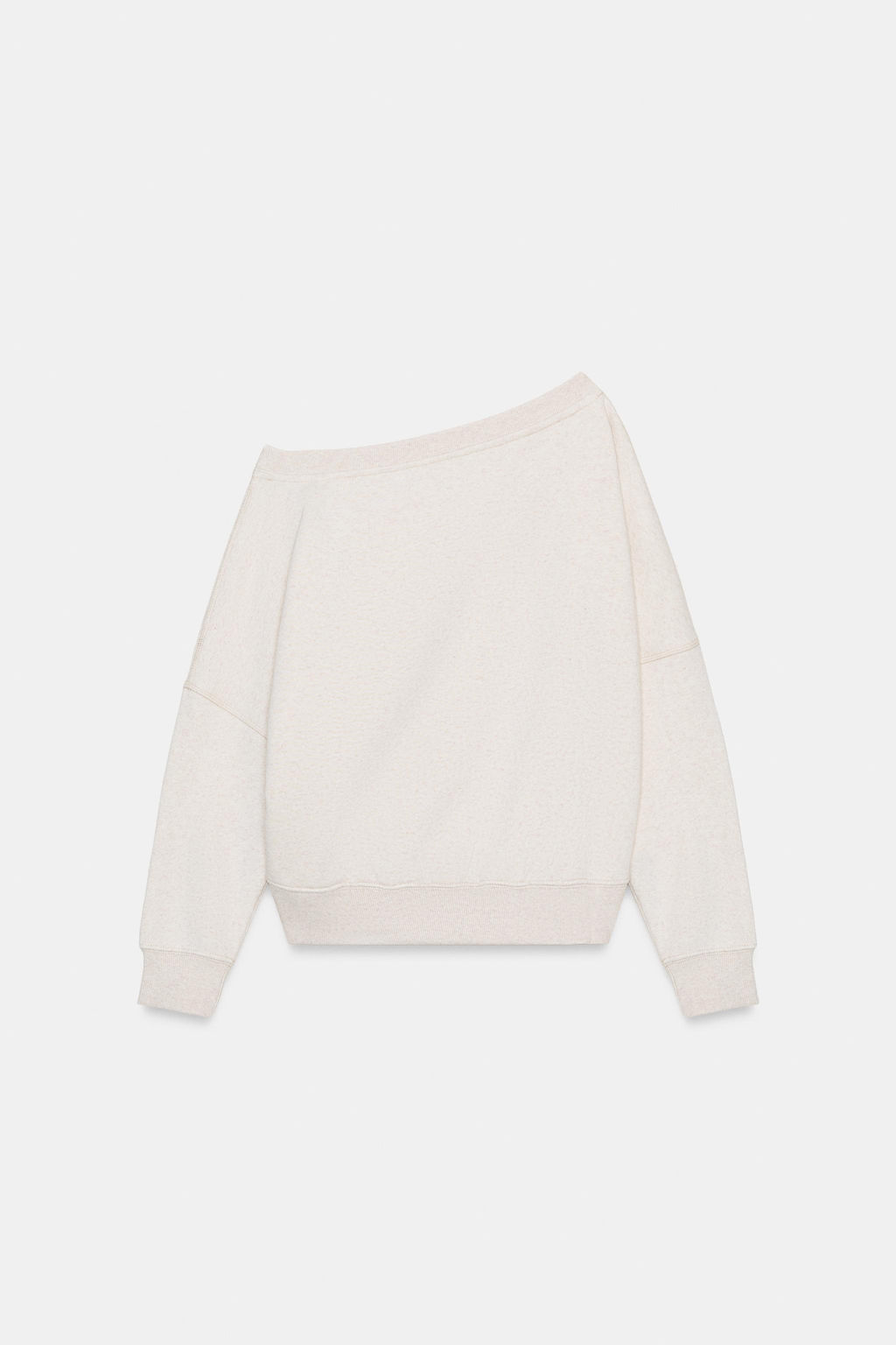 ASYMMETRIC PLUSH SWEATSHIRT - Zara фото 6