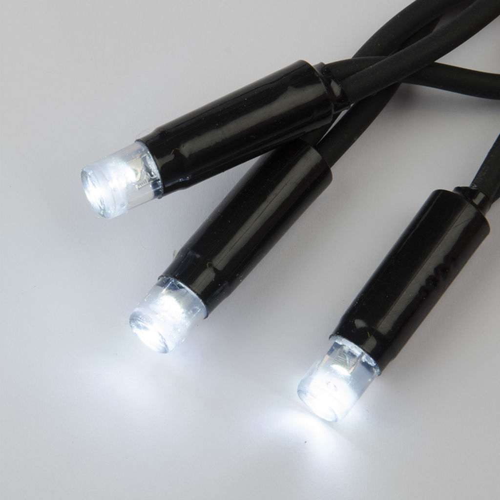 ULD-S1000-120/TBK WHITE IP67 Гирлянда светодиодная с эффектом мерцания, 10м. Соединяемая. 120 светодиодов. Белый свет. Провод черный. TM Uniel. - Volpe фото 3