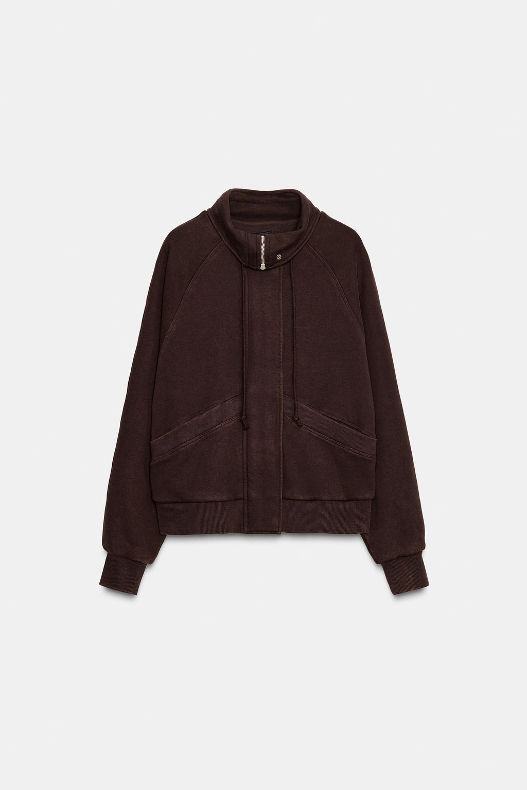 WASHED EFFECT FLEECE JACKET - Zara фото 8