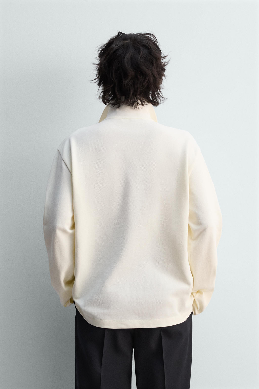 REGULAR FIT PIQU_ TEXTURED POLO SHIRT - Zara фото 3