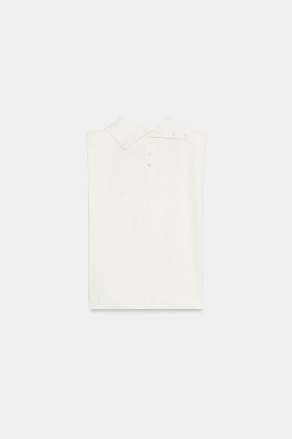 TOP CUELLO ALTO HOMBRERAS / Blanco - Zara фото 5