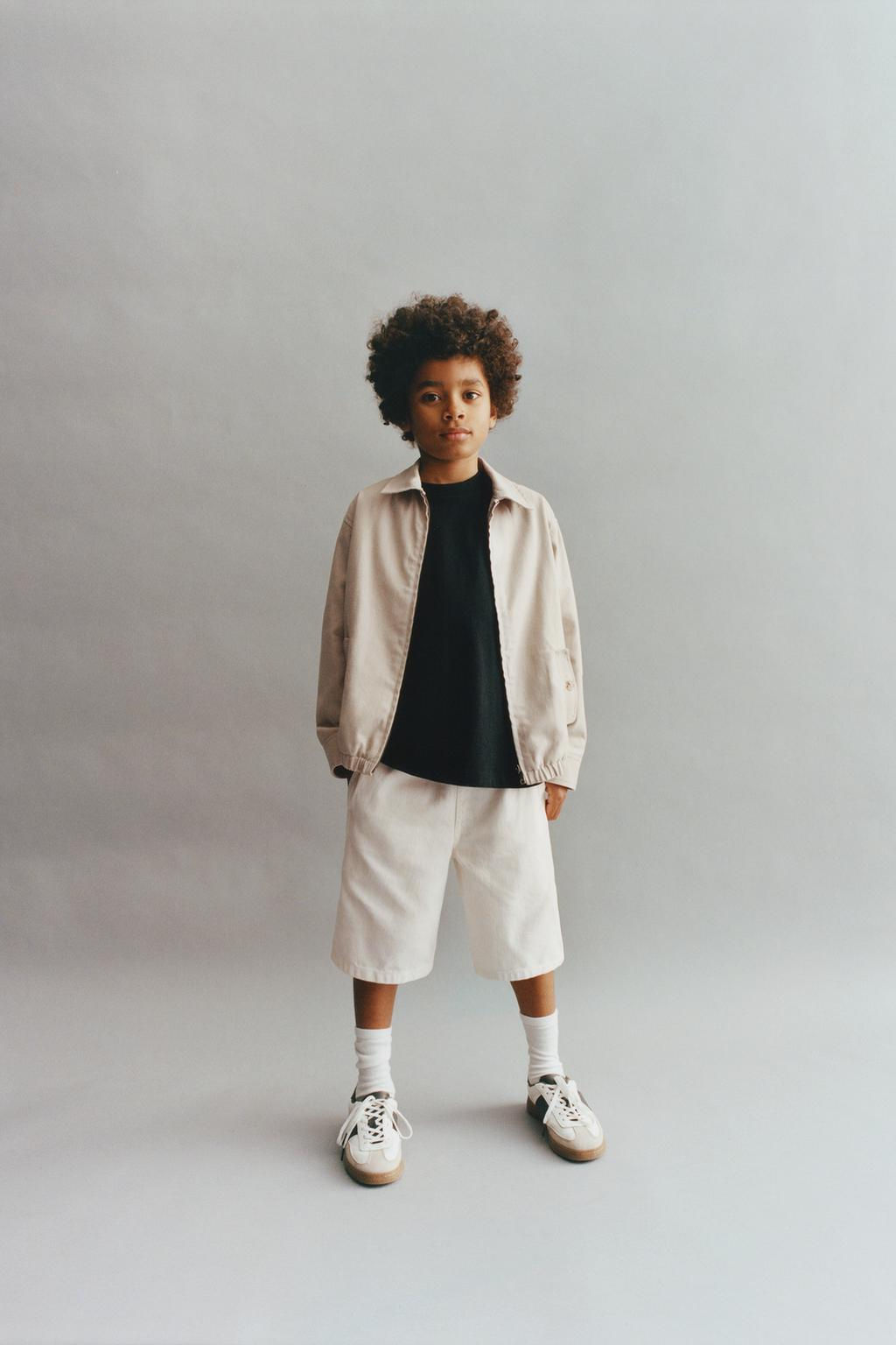 LINEN BLEND BOMBER JACKET - Zara фото 2