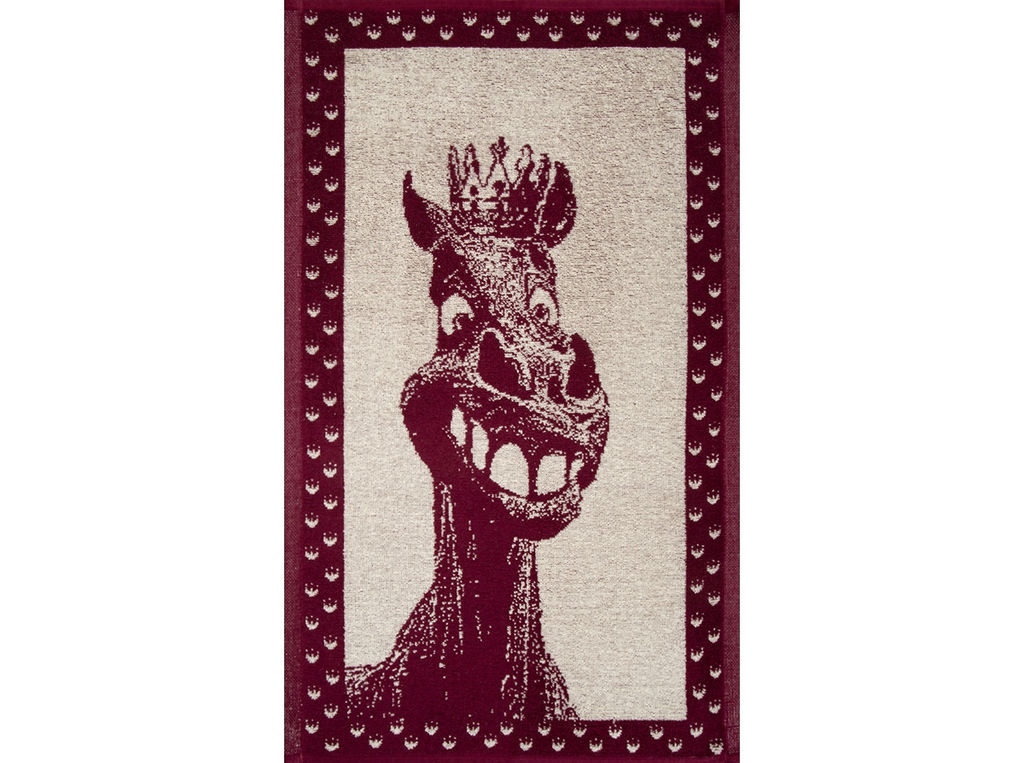 Полотенце махровое 6с104.411ж1 Конь-царь(кр.дерево1) 67х40см