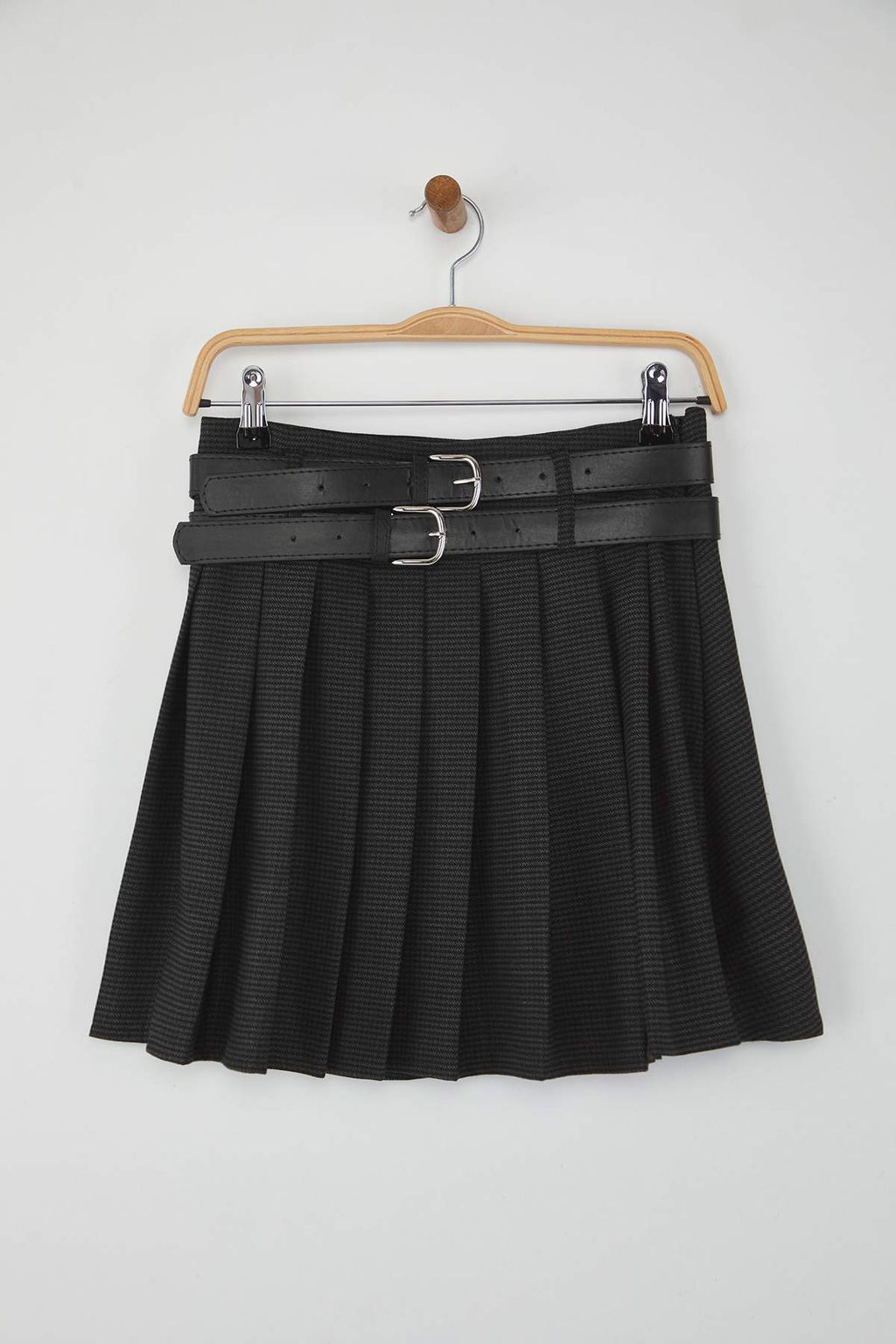 Tas Cift Kemerli Piliseli Mini Dokuma Etek TWOAW26ET00072 - Trendyolmilla фото 11