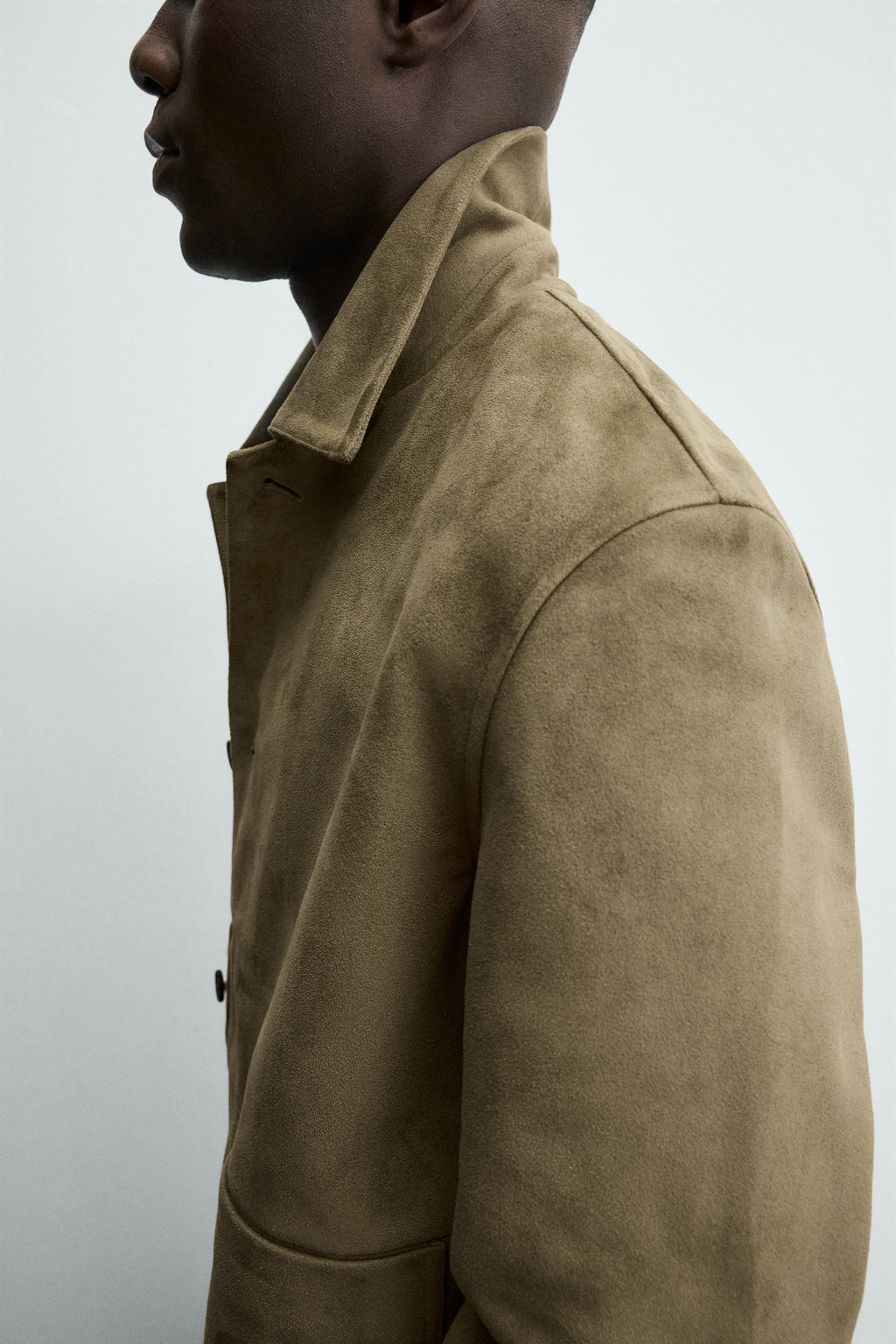 FAUX SUEDE JACKET WITH POCKETS - Zara фото 13