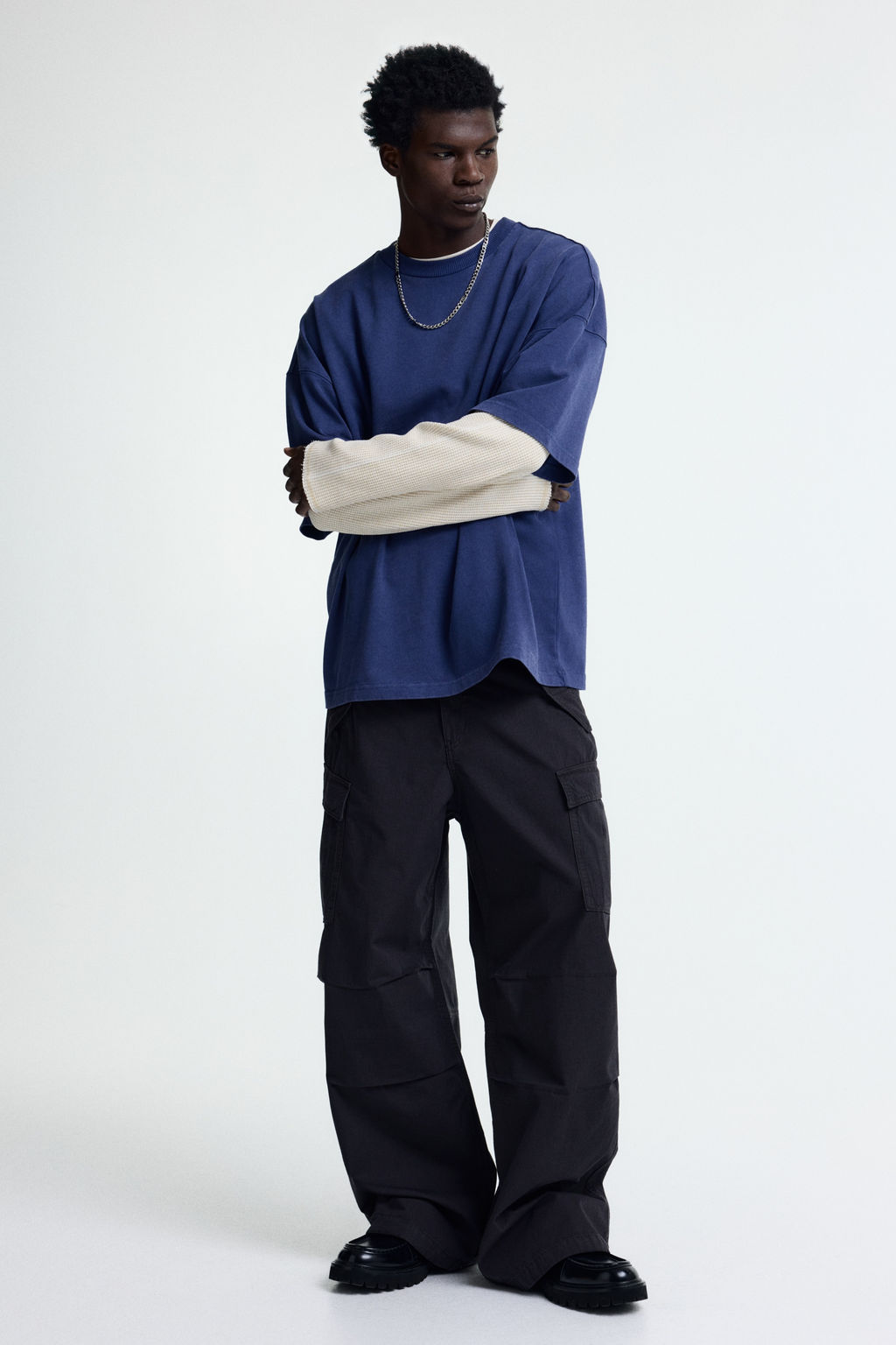 Camiseta Oversized Fit - H&m фото 4