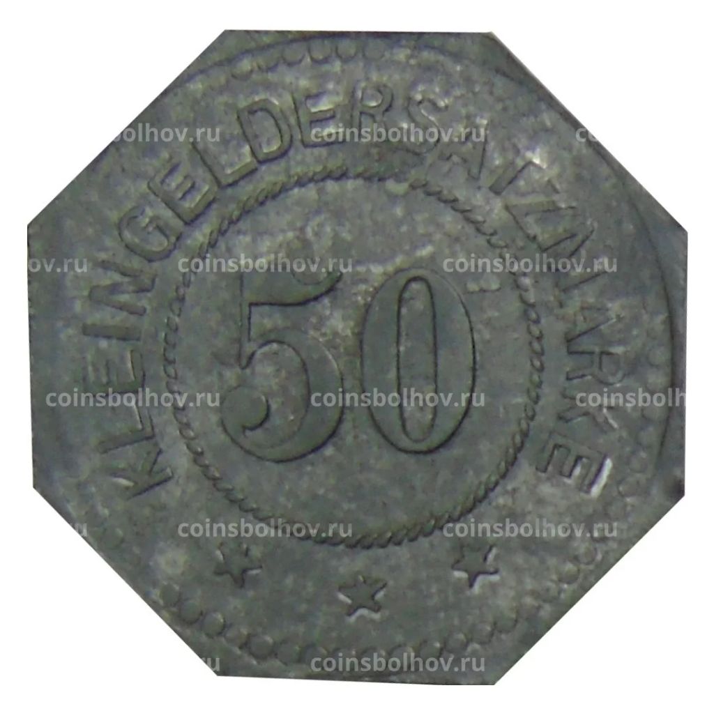 50 пфеннигов Германия  Нотгельд Эрнст Кехлич