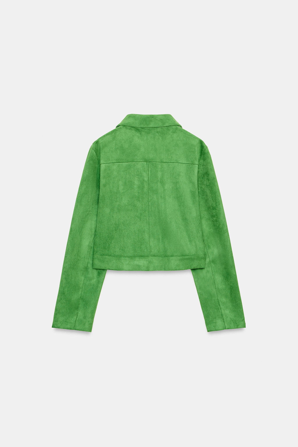 FAUX SUEDE CROP JACKET - Zara фото 2