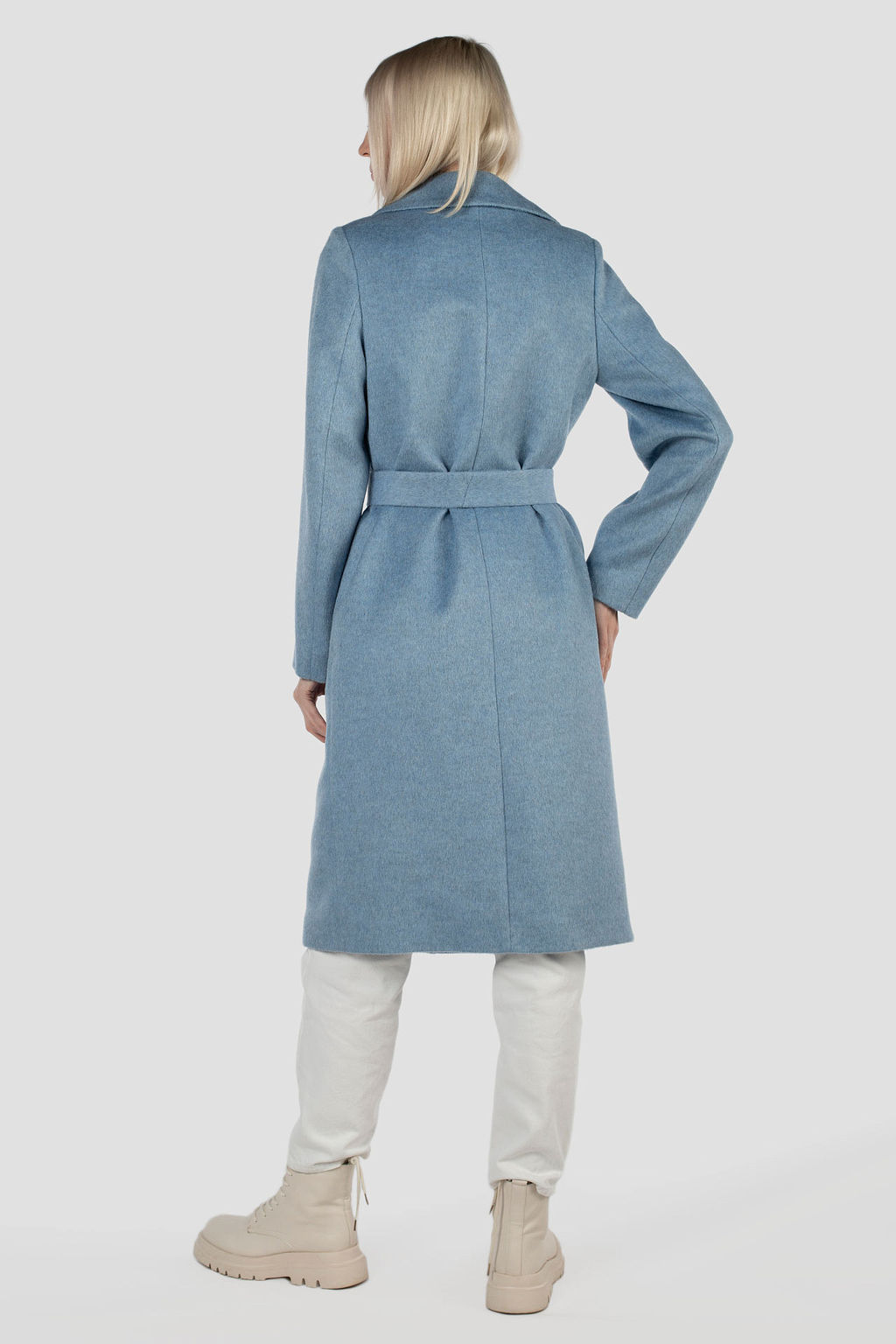 Пальто женское демисезонное (пояс) - El podio фото 7