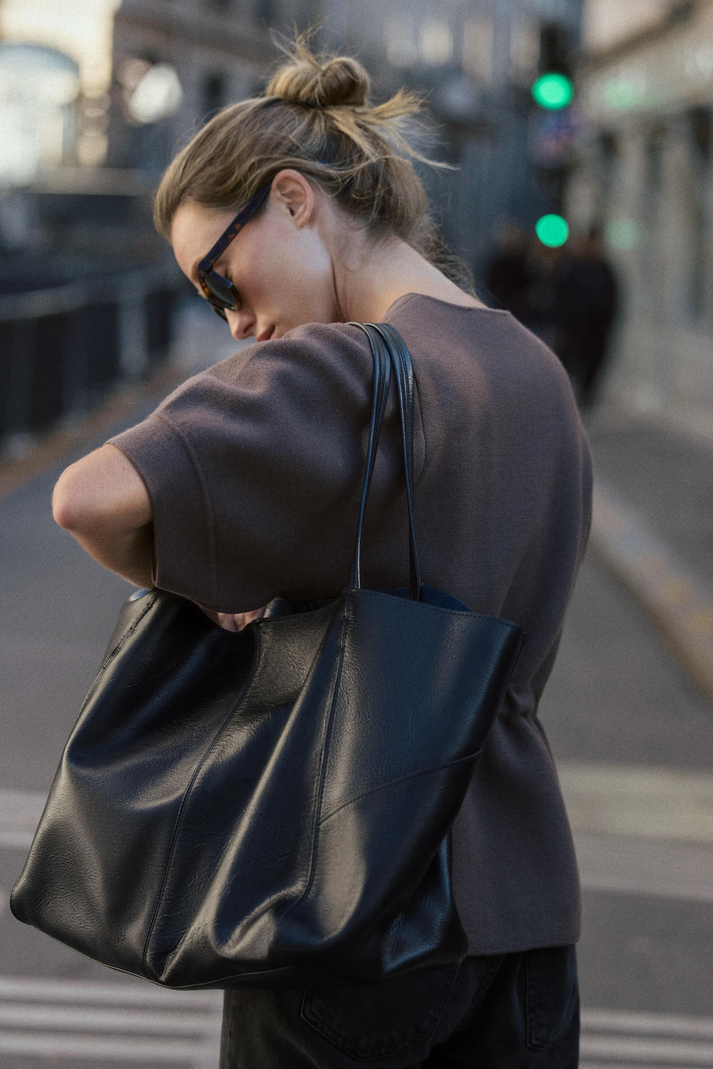 KNIT SWEATER WITH BALLOON SLEEVES - Zara фото 3