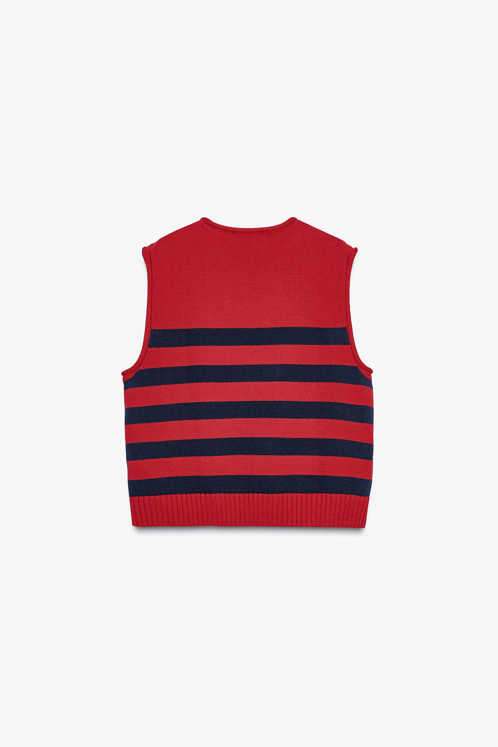 SIDE BUTTON KNIT WAISTCOAT TOP - Zara фото 5