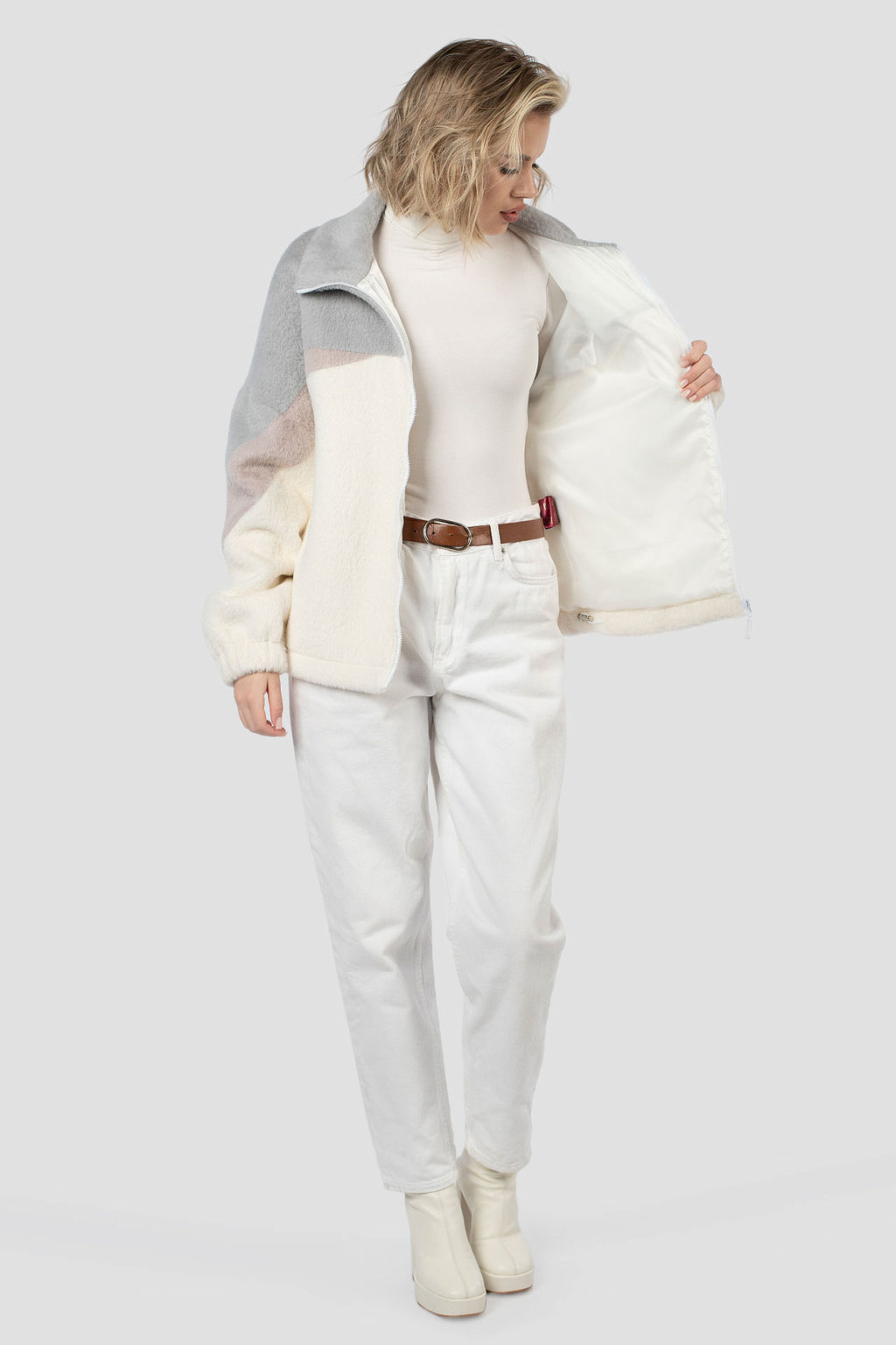 Пальто куртка в составе ШЕРСТЬ - El podio фото 2