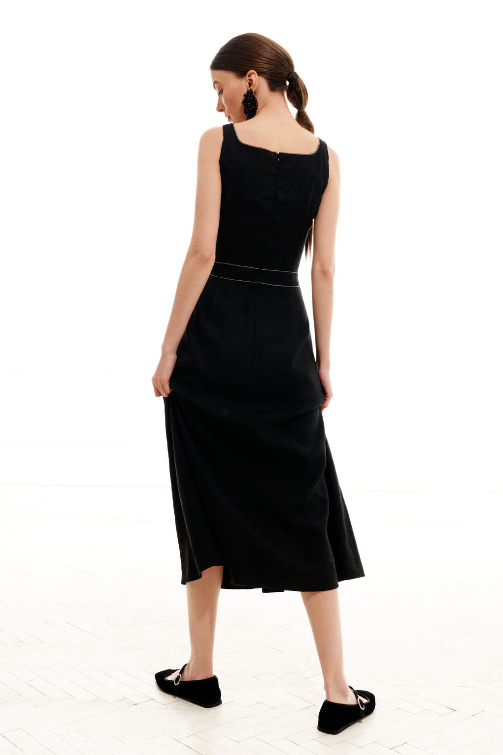 Сарафан 1991 (Лен - 100%) - Elletto фото 16