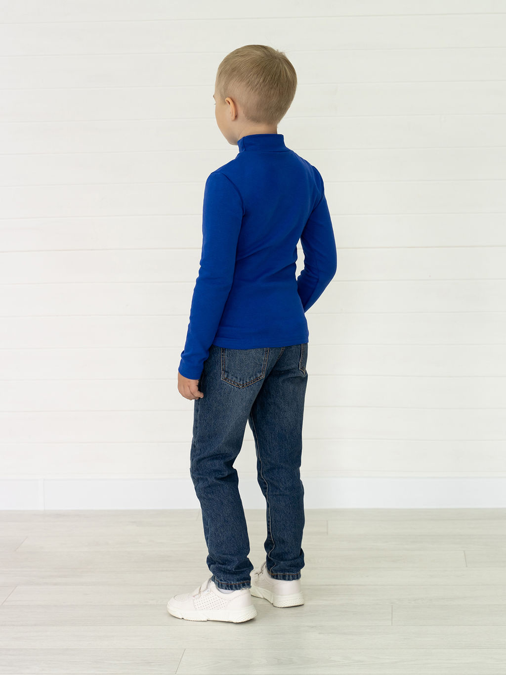 Джемпер-водолазка василек рисунок граффити 645п (128, 64)