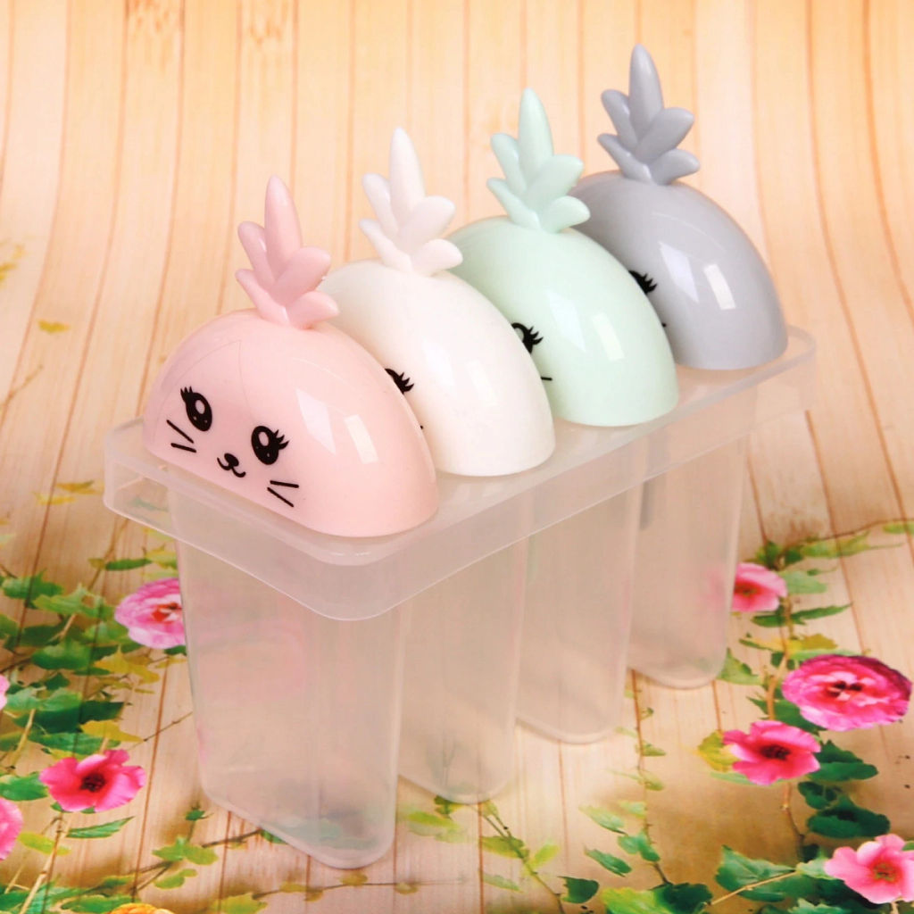 Цена за 2 шт. Форма для приготовления мороженого "Котята" 4шт