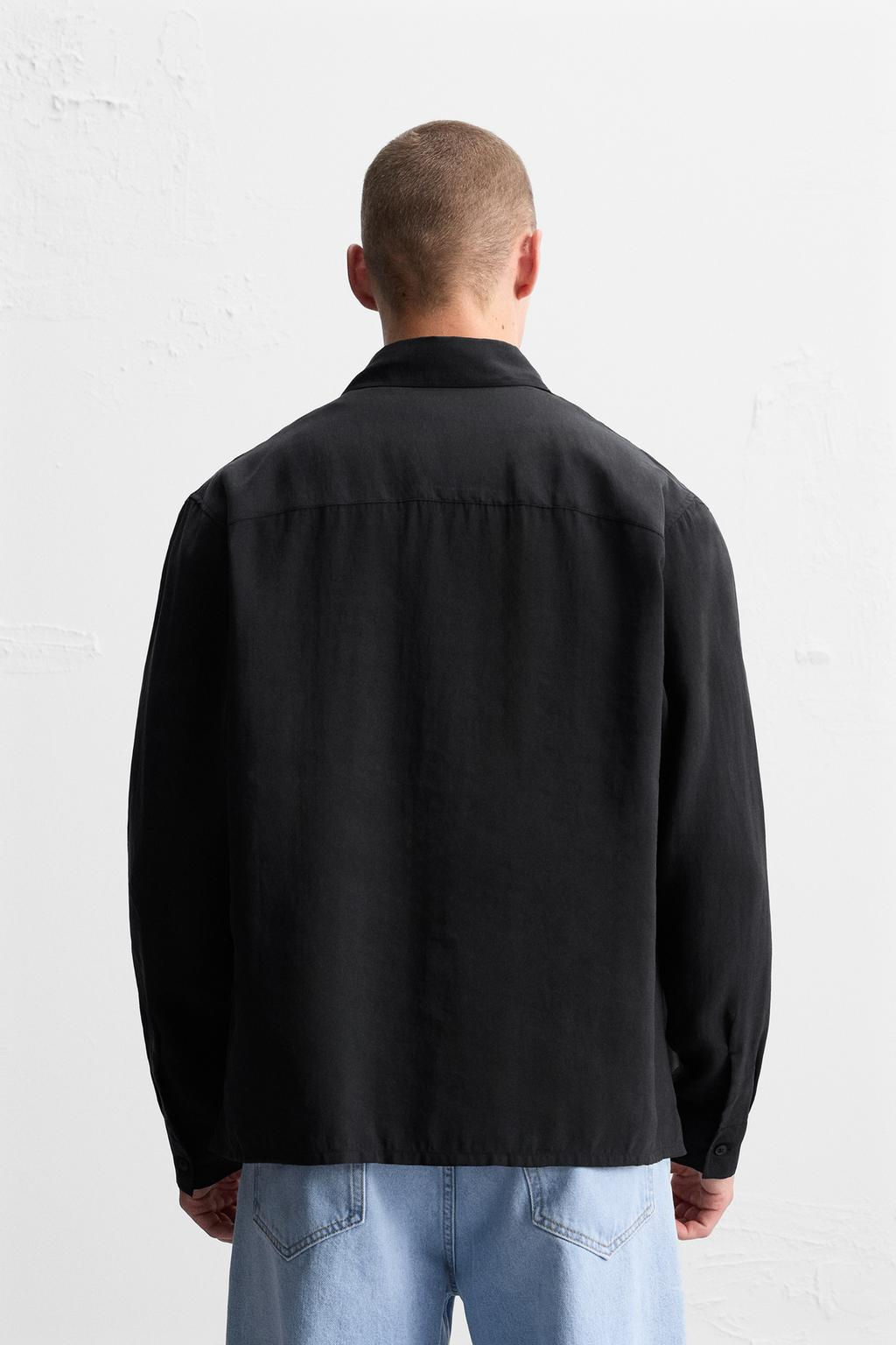 FLOWING REGULAR FIT SHIRT - Zara фото 4