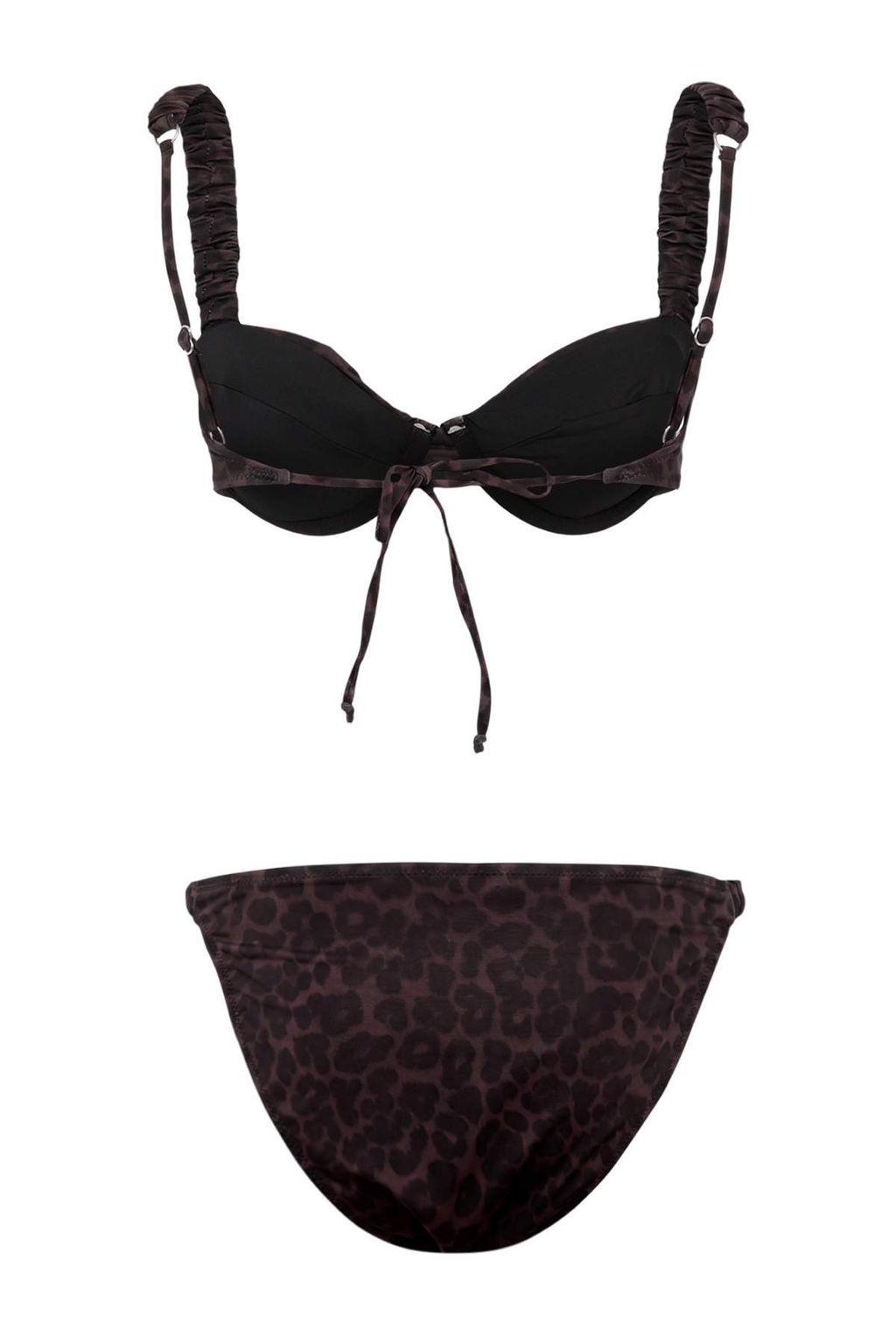 Leopar Desenli Balconette Kapl_ B_zg_ Detayl_ Normal Bel Regular Bikini Tak_m_ TBESS26BT00168 - Trendyolmilla фото 5