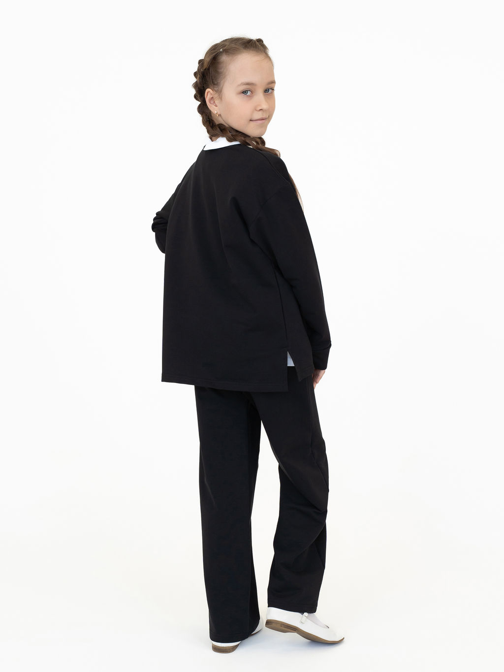 Костюм для девочки черный 7065 (146)