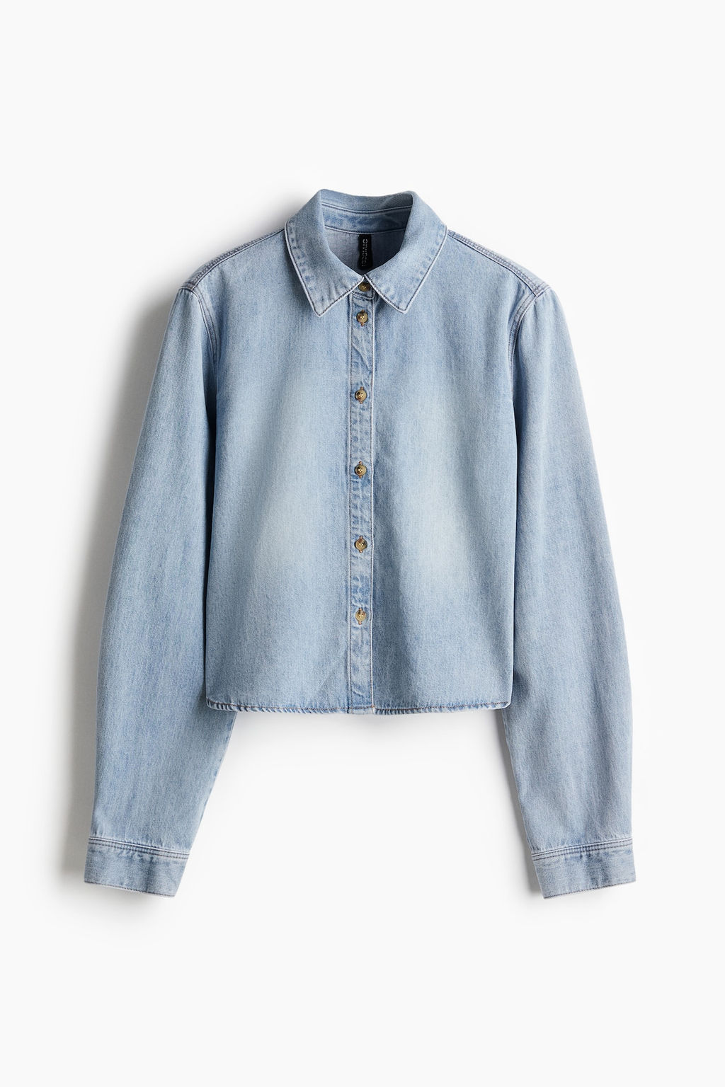 Camisa denim corta - H&m фото 6