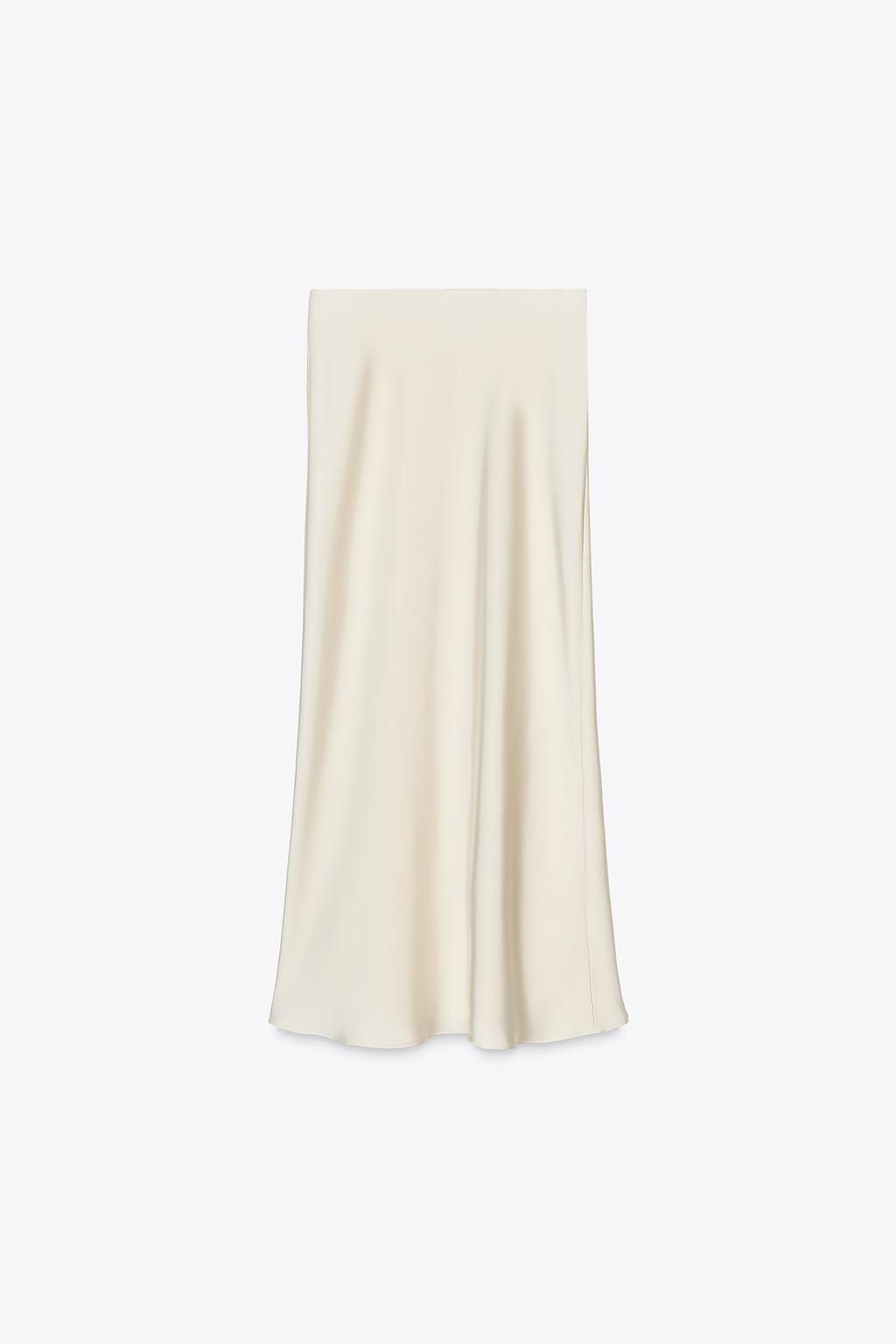 SATIN MIDI SKIRT - Zara фото 20