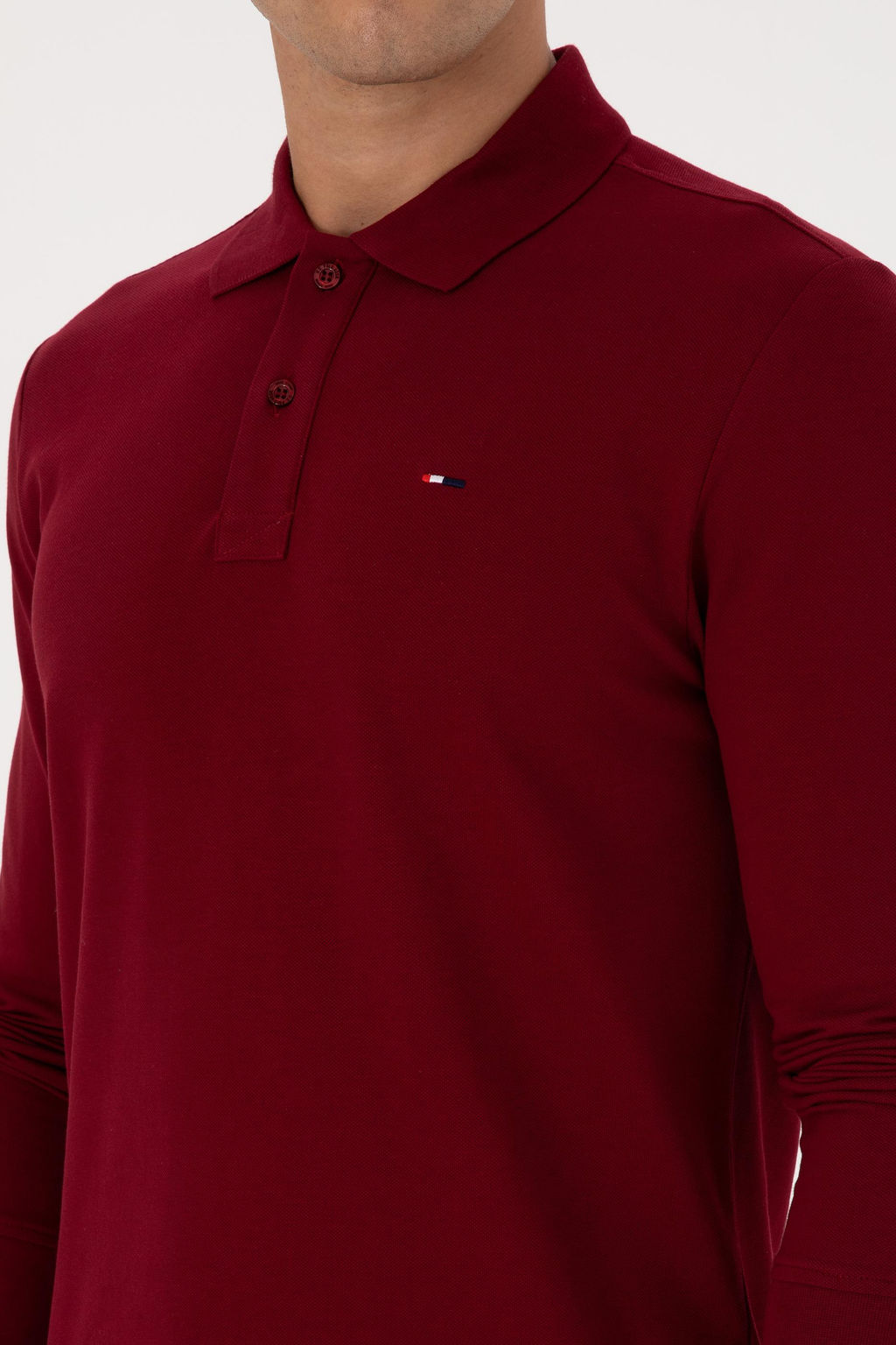 Erkek Bordo Basic Sweatshirt Sepette S_rpriz _ndirim - U.s. polo assn фото 7