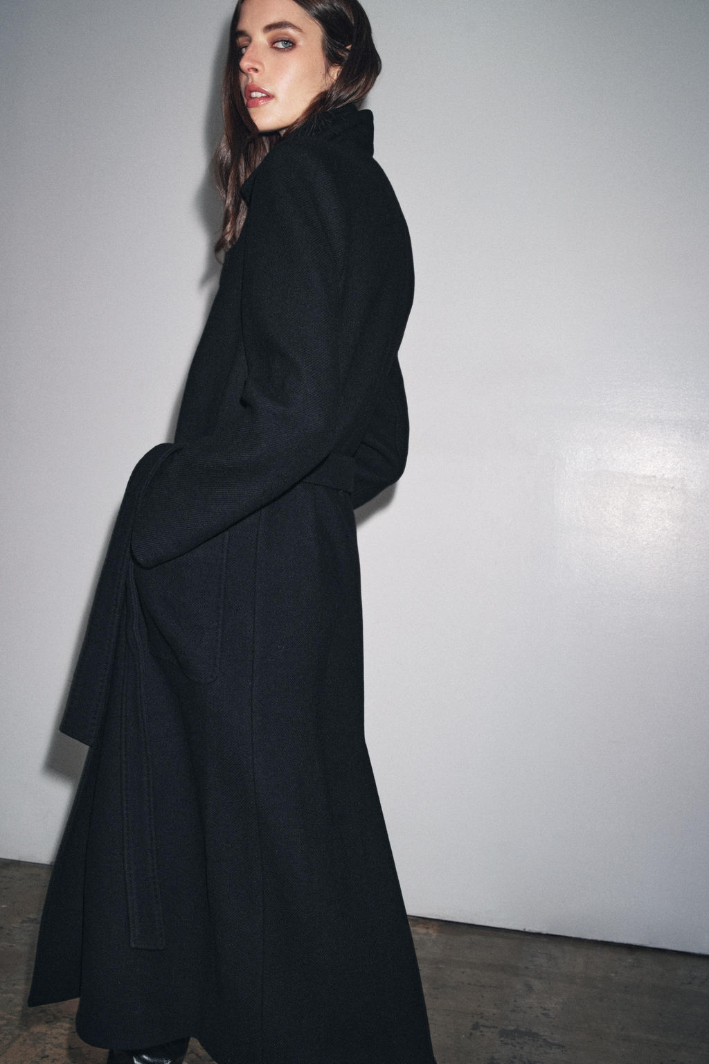 WOOL BLEND COAT ZW COLLECTION - Zara фото 4