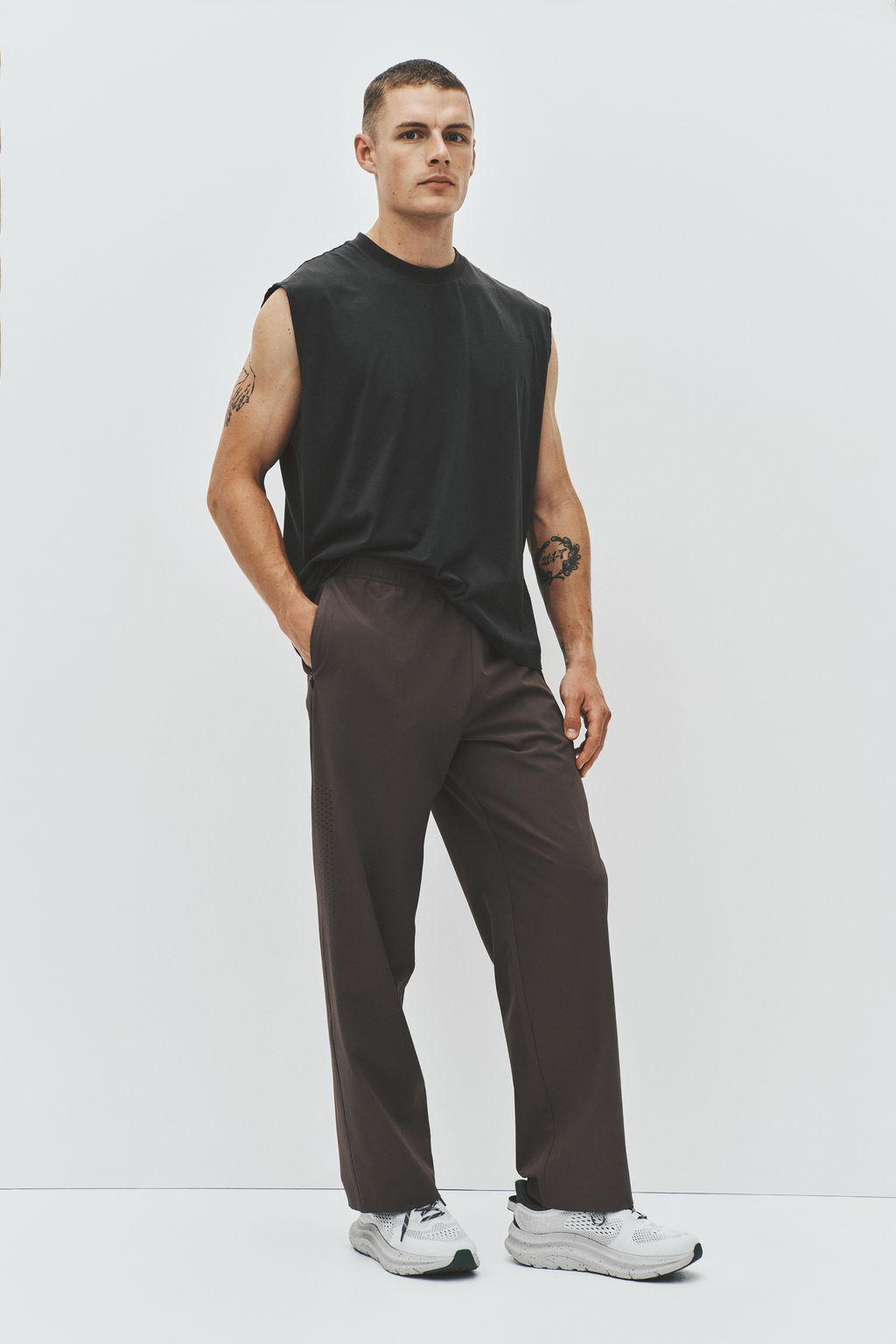 Pantal?n de ch?ndal con DryMove Regular Fit - H&m фото 6
