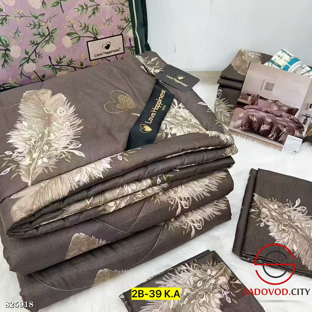 Комплект постельного белья с готовым одеялом