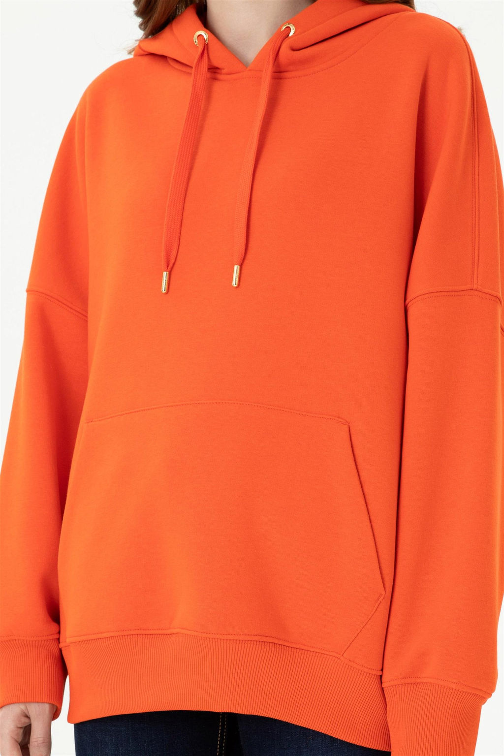 Женский оранжевый свитшот - U.s. polo assn фото 13