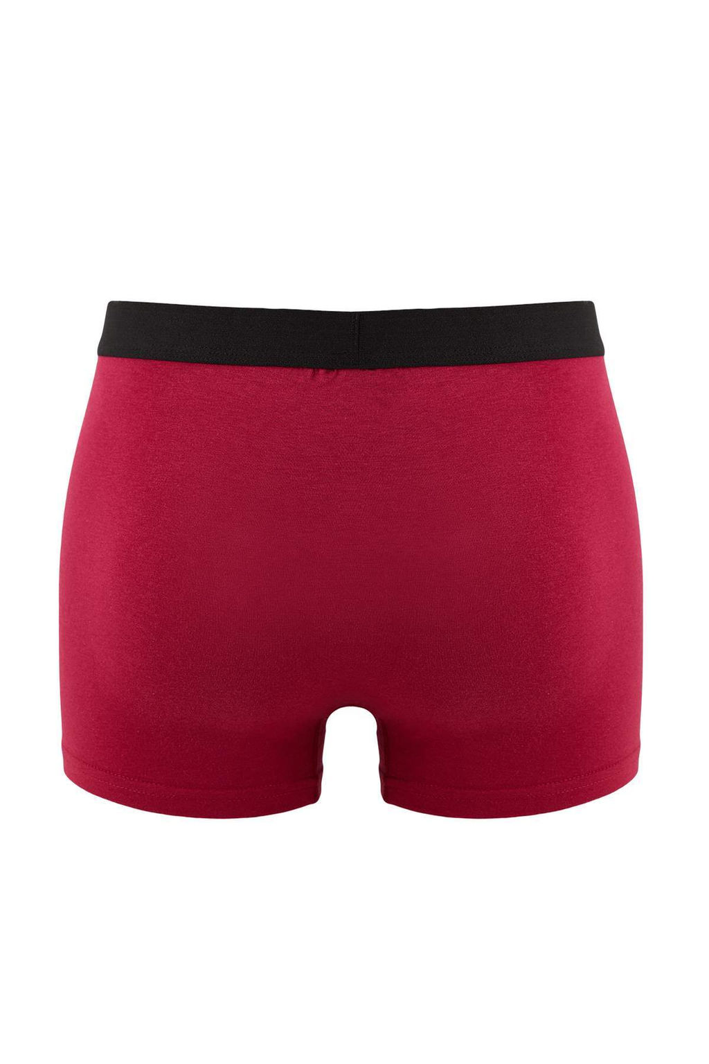 Cok Renkli 3lu Paket Desenli/Duz Pamuklu Boxer TMNAW25BX00009 - Trendyolmilla фото 8