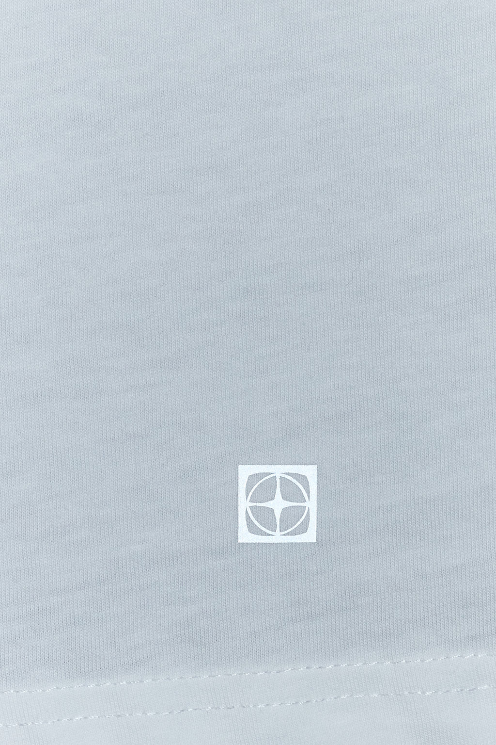 Beyaz %100 Pamuklu 2 Katmanl? Reflektor Bask?l? Crop Orme Spor T-Shirt THMSS24TS00001