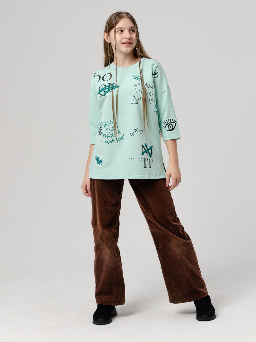 877Д Футболка детская " Ментол"