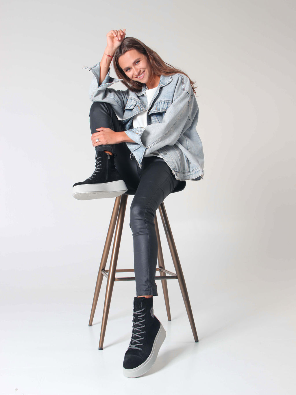 Ботинки 215.ALTAgr. Черный замша/Шерсть