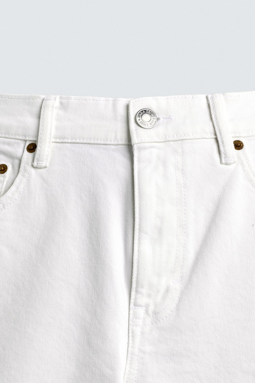 BERMUDA DENIM REGULAR FIT / Blanco roto - Zara фото 9