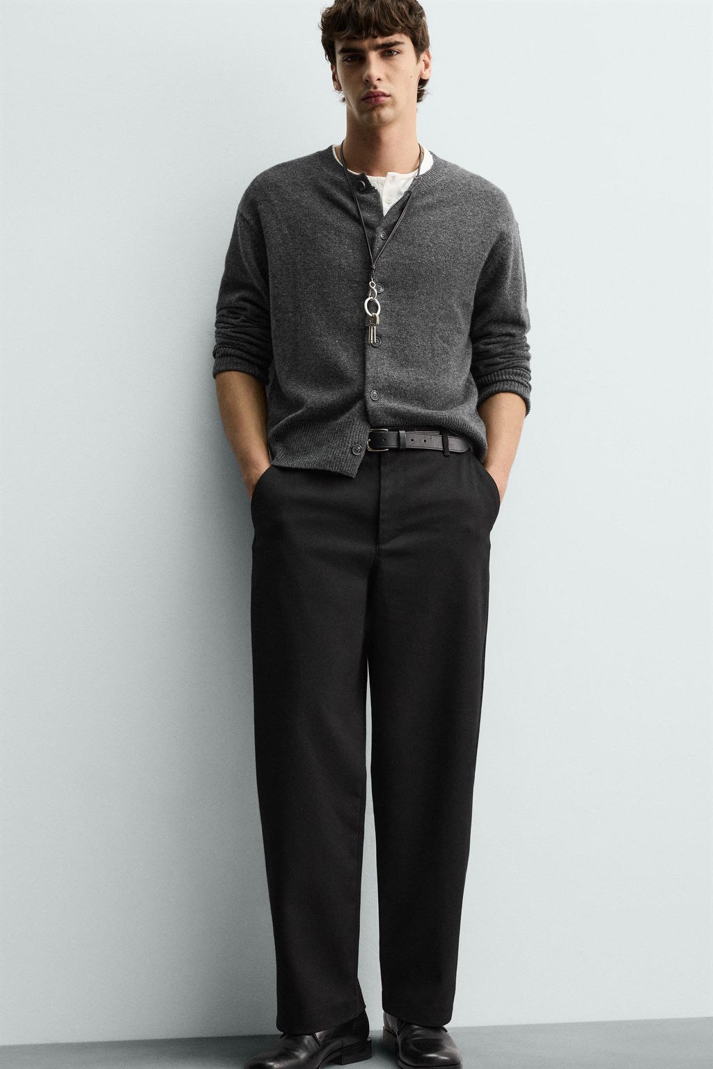 TEXTURED BALLOON FIT TROUSERS - Zara фото 5