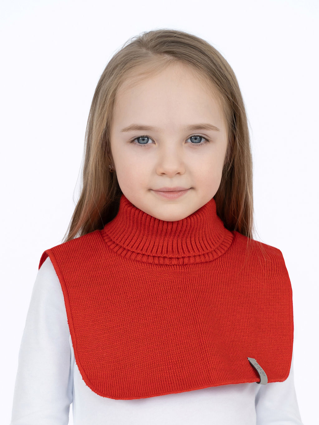 Манишка вязаная черная Ш-111 (48-54)