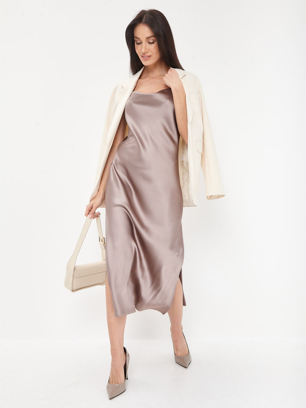 Платье T-lab TL-DT-0012AT-мокко  фото 8