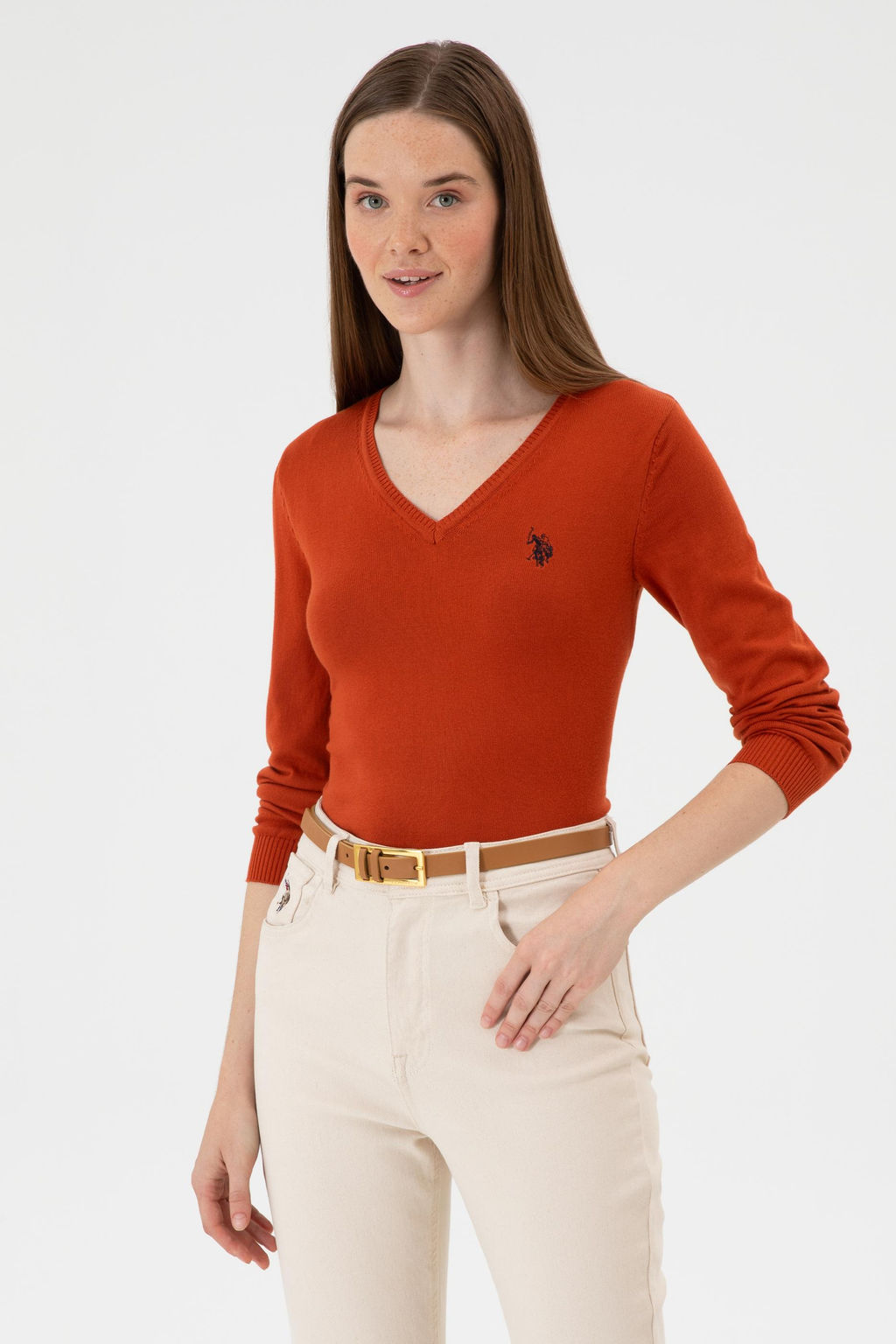 Kad_n Kiremit V Yaka Basic Kazak