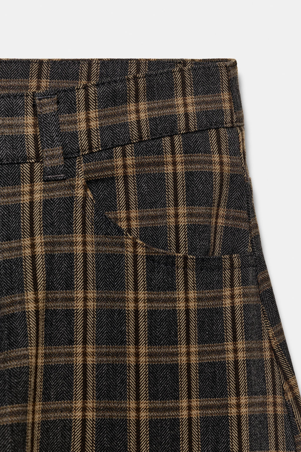 CHECKED BALLOON TROUSERS - Zara фото 5