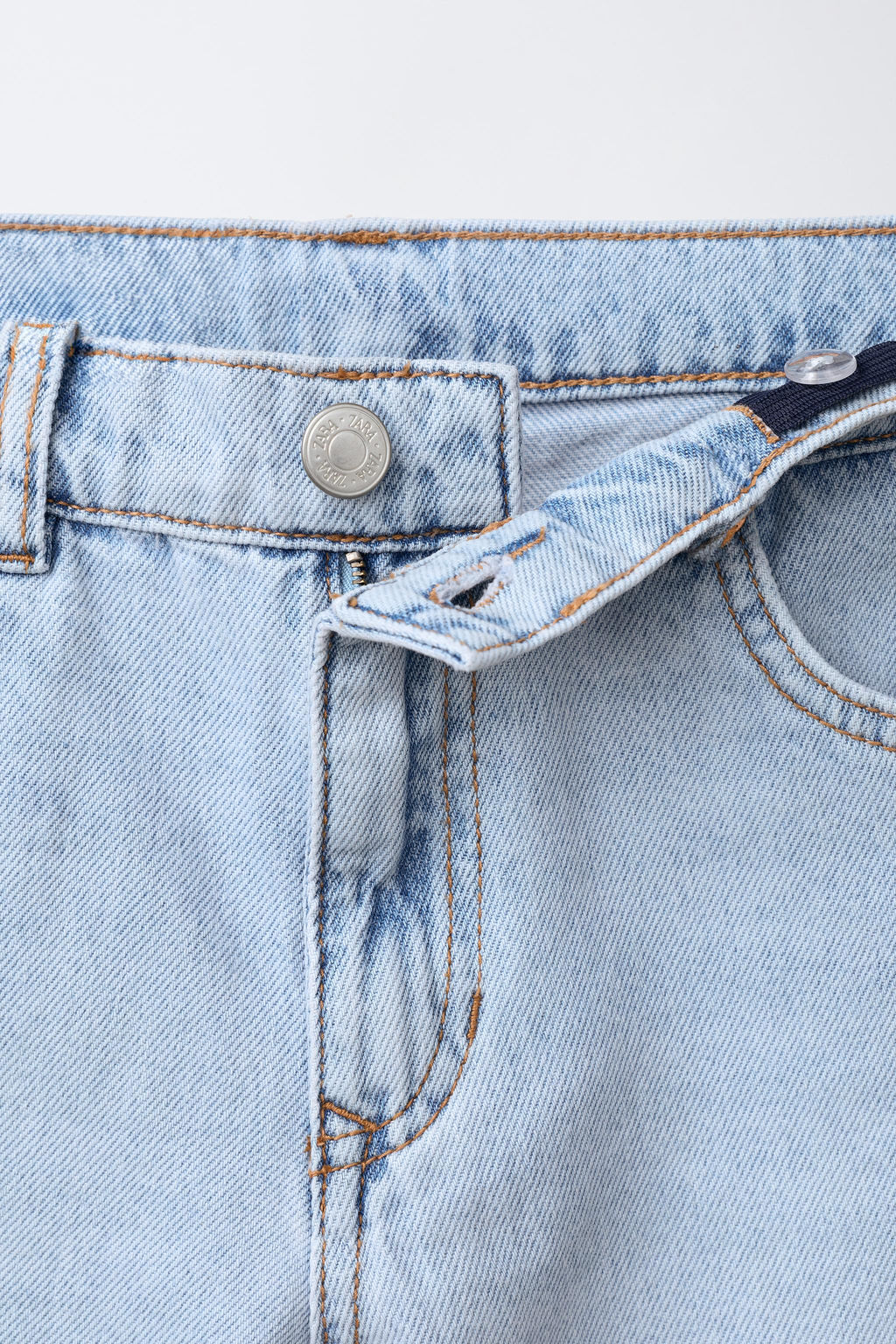 JEANS RELAXED BAGGY / Azul claro - Zara фото 3