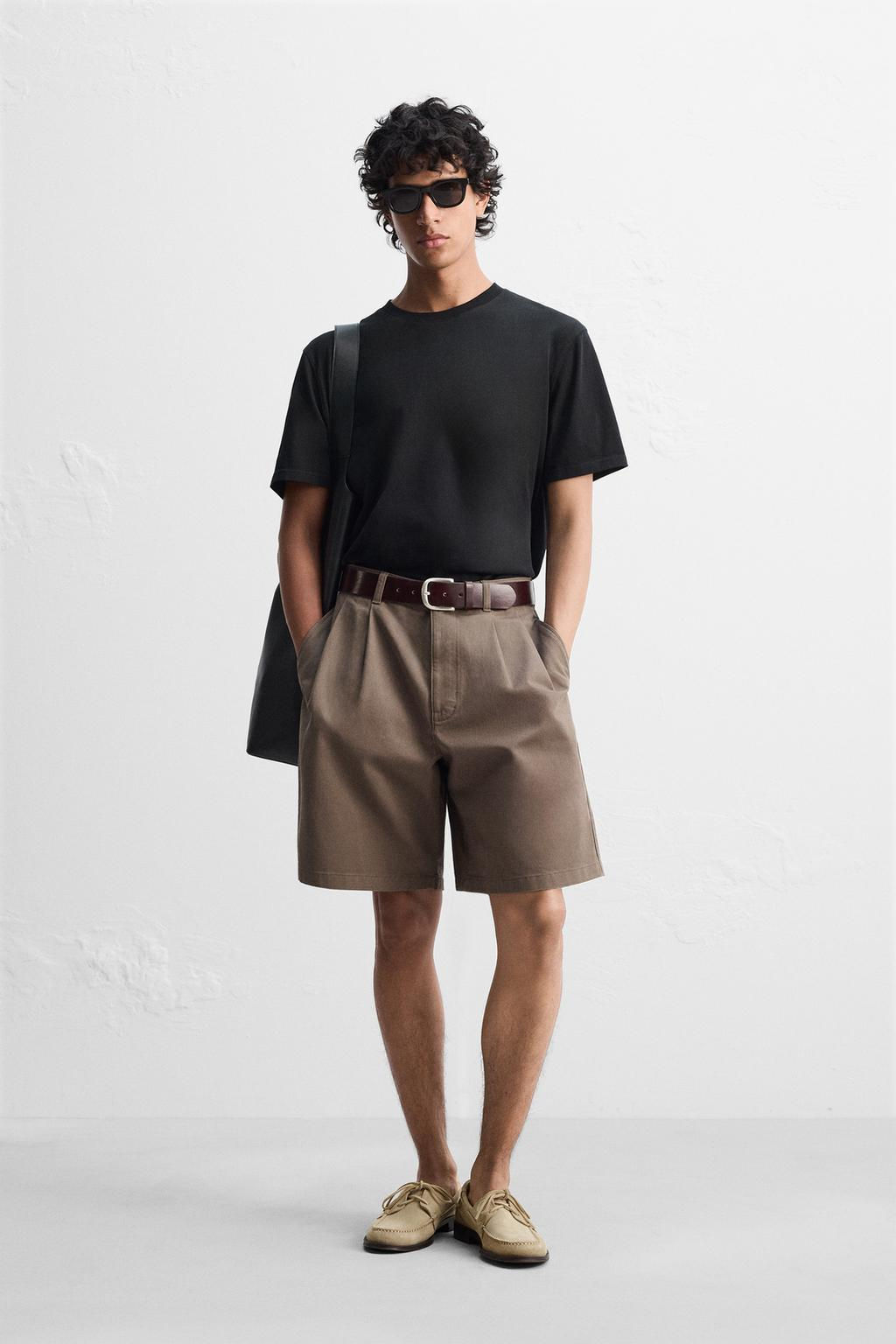 SLIM FIT MEDIUM WEIGHT T-SHIRT - Zara фото 18