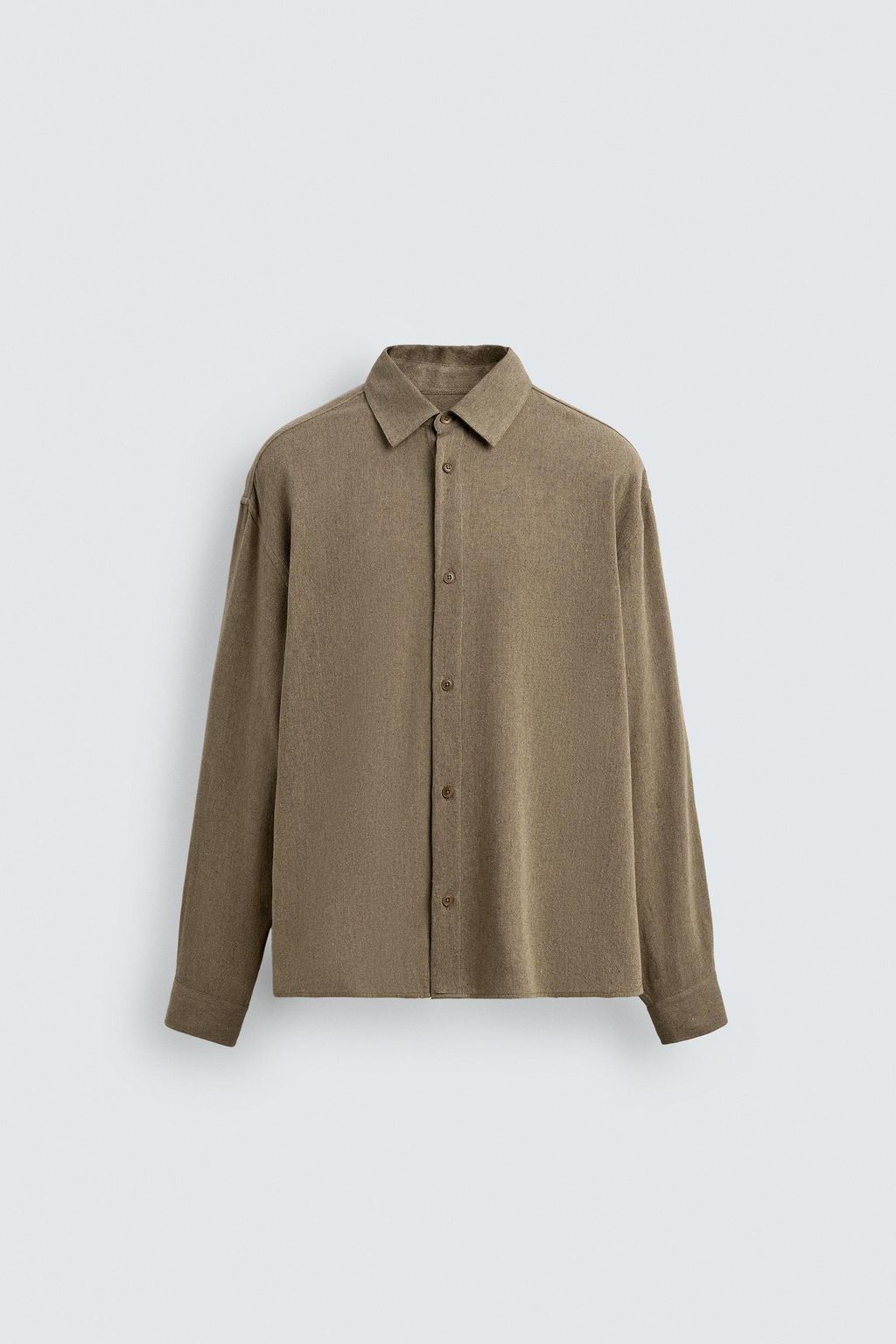 COTTON BLEND TEXTURED SHIRT - Zara фото 7