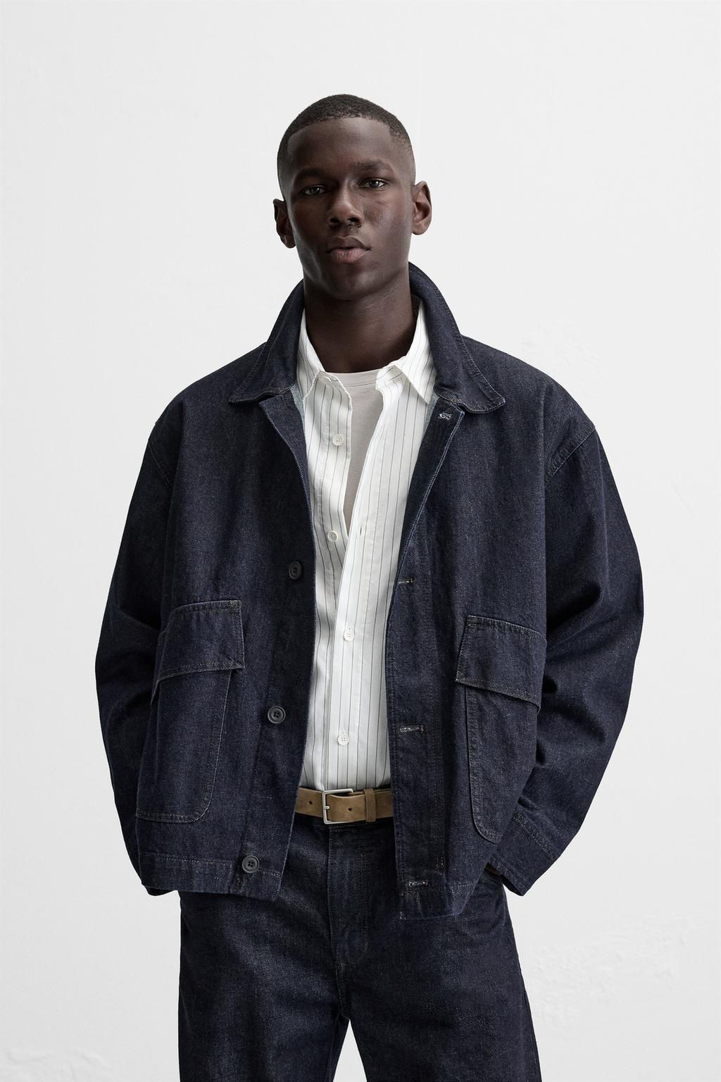 BOXY FIT DENIM JACKET - Zara фото 2