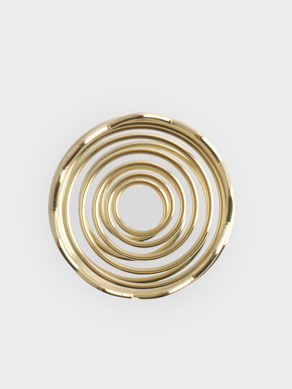 Подставка для яйца, 6 см, сталь, золотистая, Волны, Easter