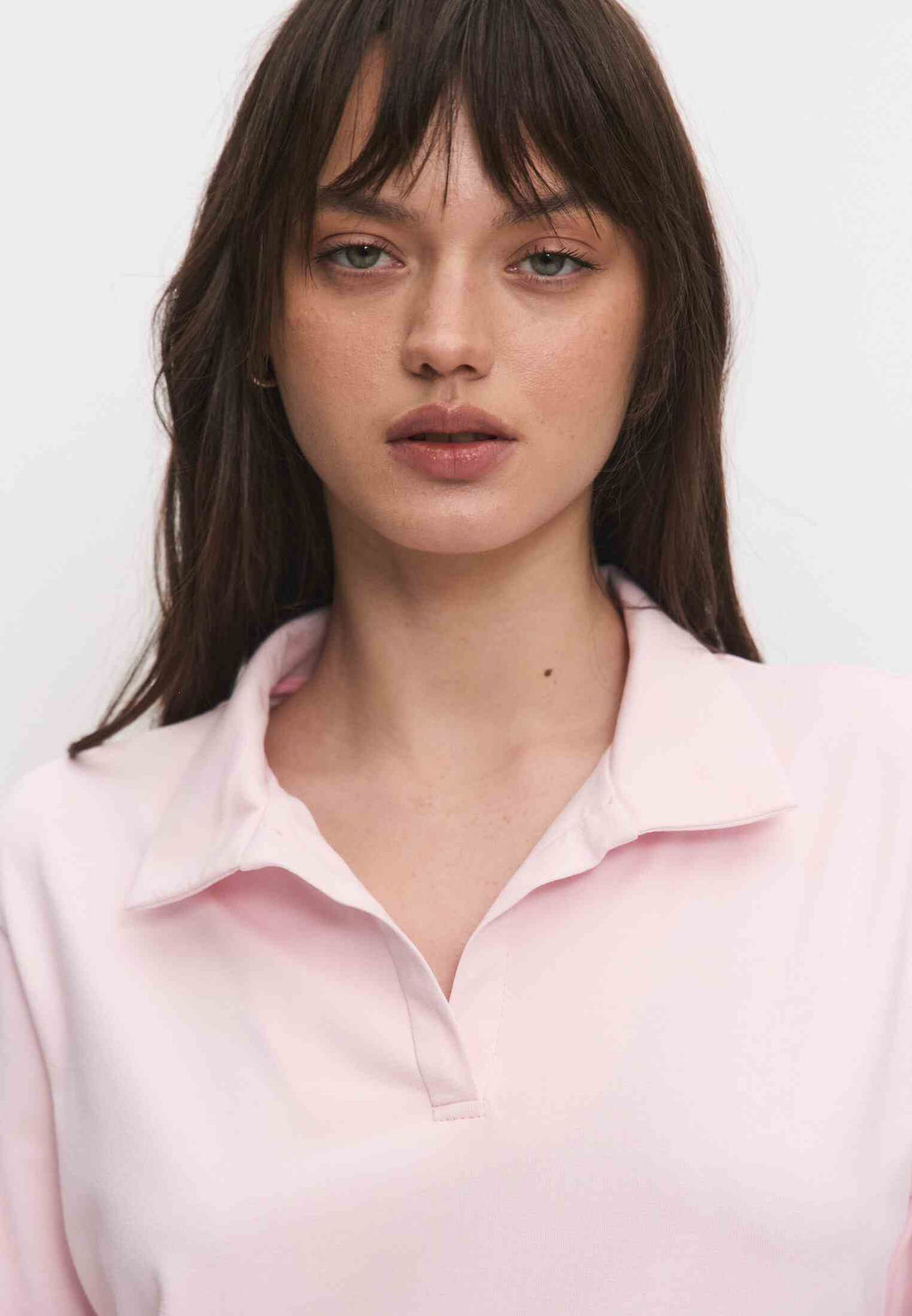 Лонгслив-поло 26204-536 зефир