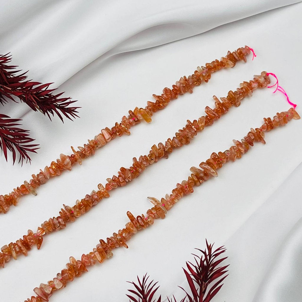 Бусины для украшений из Солнечного камня крошка