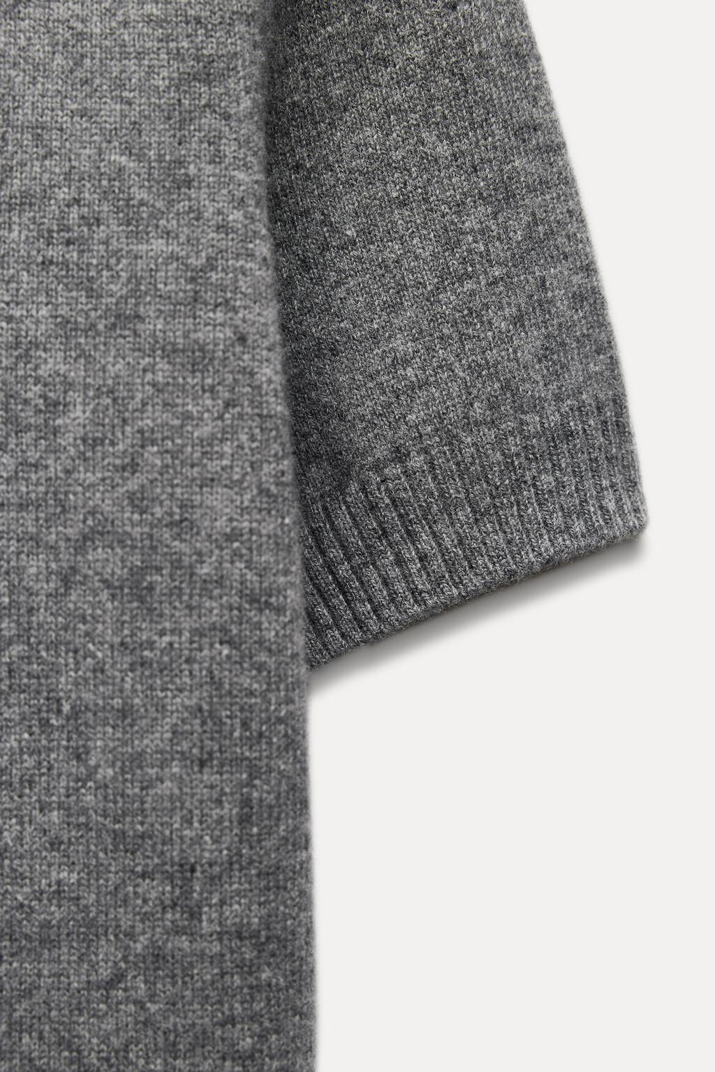 BASIC 100% WOOL SHORT SLEEVE TOP - Zara фото 7