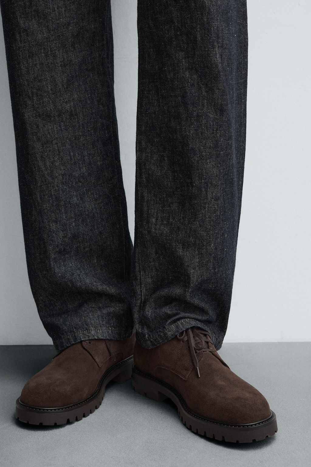 LEATHER SMART SHOES - Zara фото 3