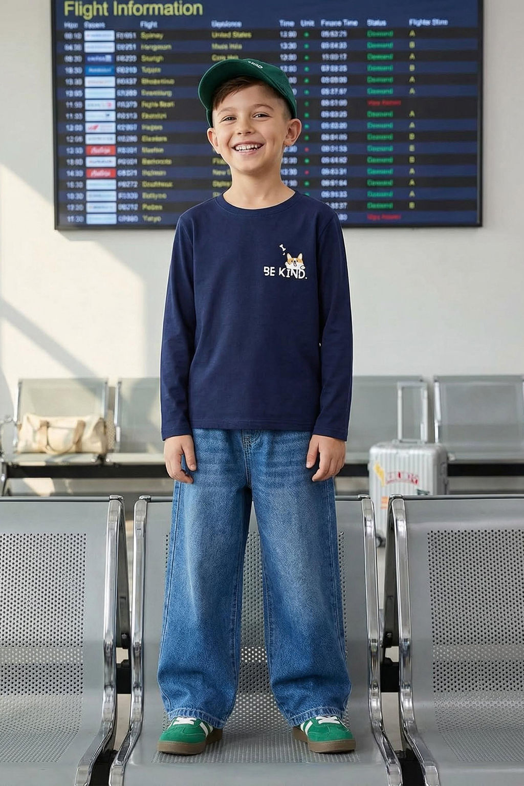 Lacivert Erkek Cocuk Hayvan Desenli Bisiklet Yaka Pamuklu Orme T-Shirt TKDAW25TS00009 - Trendyolmilla фото 18