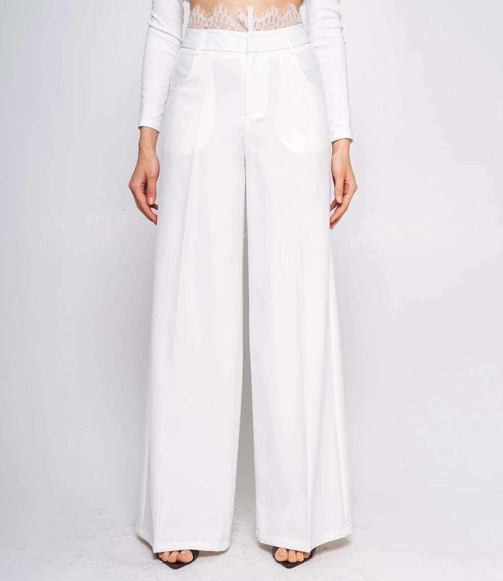 Брюки #КТ16580, белый